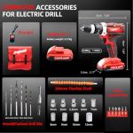 DOGTOOTH 21V MAX Cordless Drill with Accessories