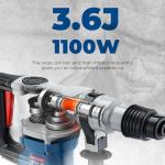 Dong Cheng 1-1/8 Inch SDS-Plus Rotary Hammer Drill