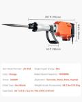 VEVOR 2200W Heavy Duty Electric Jack Hammer