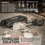 XtremepowerUS 2200W Electric Jack Hammer with Case