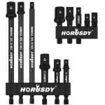 HORUSDY 11-Piece Impact Socket Adapter Set
