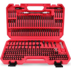 Ultimate 232-Piece Screwdriver Bit Set and Accessories