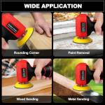 Cordless Electric Sander with 36 Sandpapers