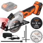 Yunirvana 20V Cordless Mini Circular Saw