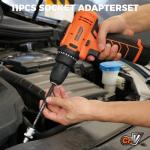 HORUSDY 11-Piece Impact Socket Adapter Set