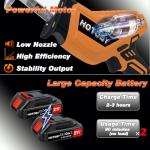 Cordless Reciprocating Saw with 8 Blades and Batteries