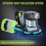 WORKPRO 20V Cordless 5" Random Orbital Sander