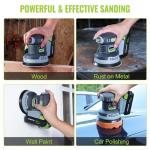WORKPRO 20V Cordless 5" Random Orbital Sander