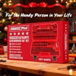 Ultimate 232-Piece Screwdriver Bit Set and Accessories