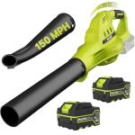 Cordless Leaf Blower with Rechargeable Batteries