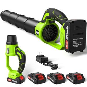 VASG Cordless Leaf Blower with 3 Batteries