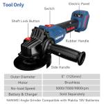NANWEI Cordless Angle Grinder with Variable Speed