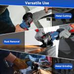 NANWEI Cordless Angle Grinder with Variable Speed