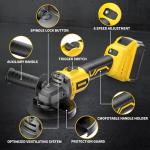 Brushless 4.5" Cordless Angle Grinder for Dewalt