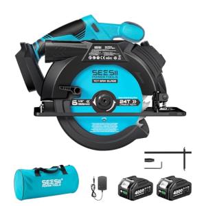 Seesii Cordless Circular Saw with Laser Guide