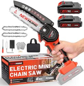 Mini Cordless Chainsaw Kit for Easy Trimming