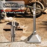 XtremepowerUS Tamper Shank and Plate for Breakers