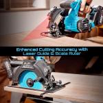 Seesii Cordless Circular Saw with Laser Guide