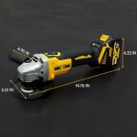RhovixStar Cordless Brushless Angle Grinder 3/8 Inch