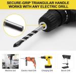 DYRECELVE 12-Piece Masonry Drill Bit Set