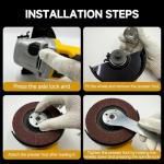 RhovixStar Cordless Brushless Angle Grinder 3/8 Inch