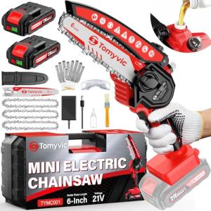 Cordless Mini Chainsaw - 6 Inch Electric Trimmer