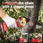 Cordless Mini Chainsaw - 6 Inch Electric Trimmer