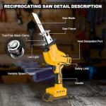 Dewalt Cordless Reciprocating Saw with Blades