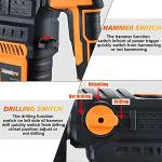 SHIELDPRO 13 Amp 1-1/4" Rotary Hammer Drill