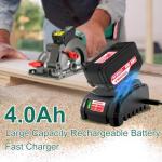HYCHIKA Cordless Mini Circular Saw with Battery