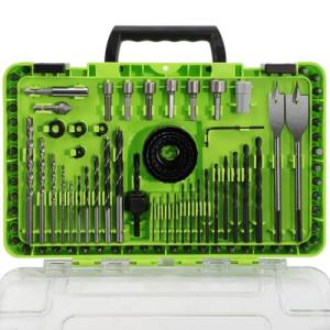 Yougfin 90-Piece Drill Bit Set for All Materials