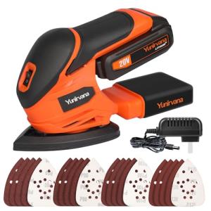 Yunirvana 20V Cordless Detail Sander with Accessories