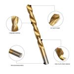 Axelord 99-Piece Titanium Coated Drill Bit Set