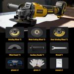 Dewalt 20V Cordless Brushless Angle Grinder 4.5”