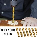 99 Pcs Titanium Coated Drill Bit Set