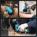 SEESII 21V Mini Cordless Angle Grinder Kit