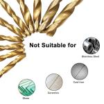 Axelord 99-Piece Titanium Coated Drill Bit Set