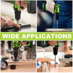 Yougfin 90-Piece Drill Bit Set for All Materials