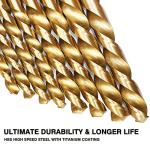 99 Pcs Titanium Coated Drill Bit Set