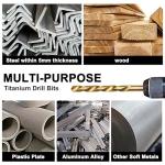 Axelord 99-Piece Titanium Coated Drill Bit Set