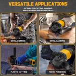 Cordless 4-1/2" Angle Grinder for DeWalt 20V