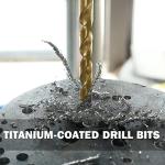 99 Pcs Titanium Coated Drill Bit Set