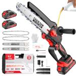 UBeesize 8-Inch Cordless Mini Chainsaw for Garden Work