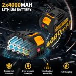 JEXUGK Cordless Mini Chainsaw with Batteries