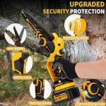 JEXUGK Cordless Mini Chainsaw with Batteries