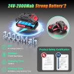 Cordless 6-Inch Mini Chainsaw with Rechargeable Battery