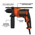BLACK+DECKER 6.5-Amp 1/2-Inch Hammer Drill