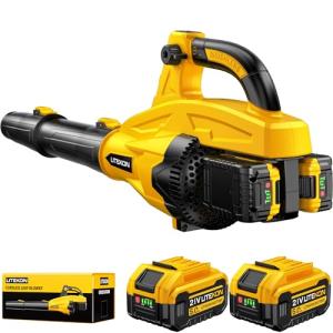 LITEKON Cordless Leaf Blower with 2 Batteries