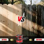 Milwaukee Compatible Cordless Orbital Sander with Dust Collector