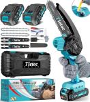 Tietoc 6-Inch Cordless Mini Chainsaw - Portable Electric